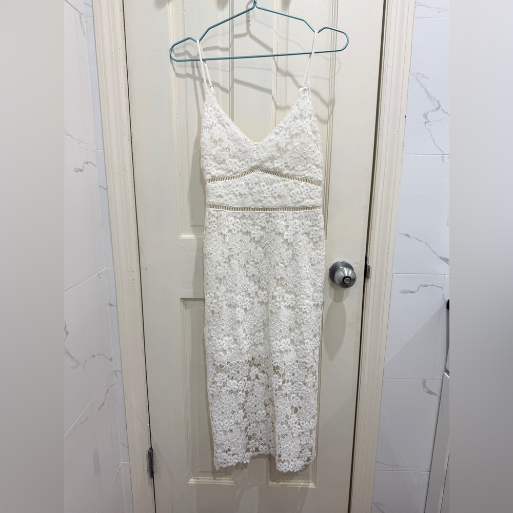 Abercrombie lace midi dress